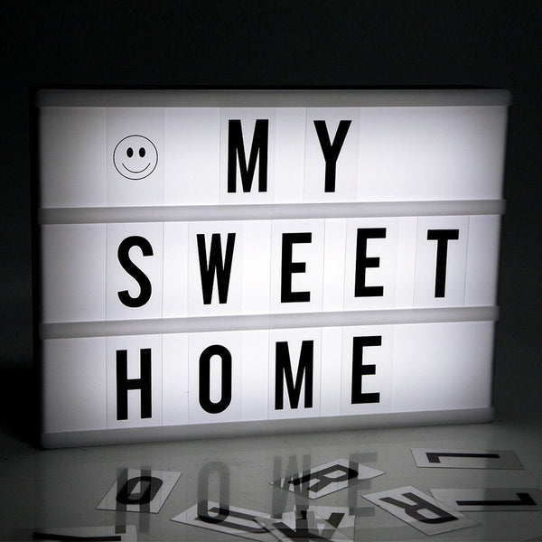 Letters Light Box Lamb