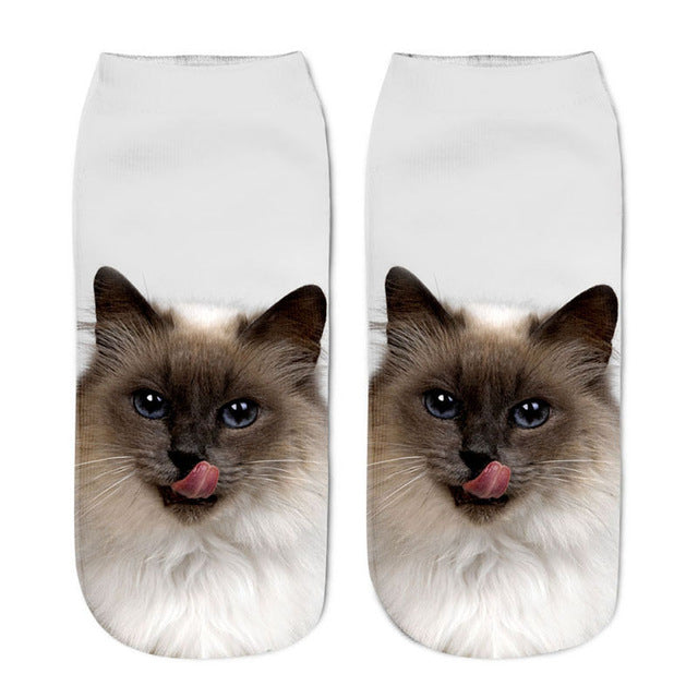 3D Cat Socks!
