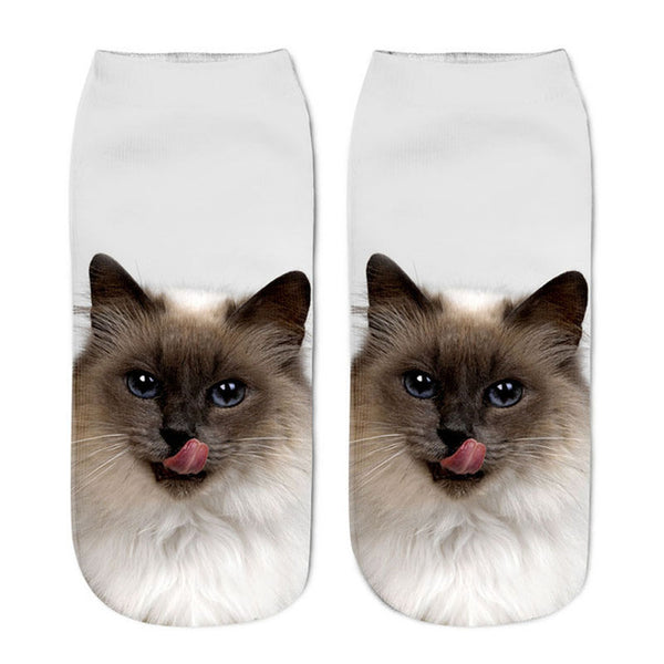 3D Cat Socks!