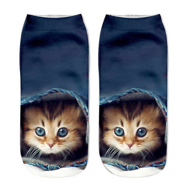 3D Cat Socks!