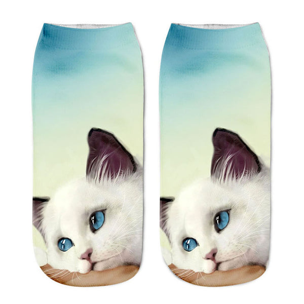 3D Cat Socks!