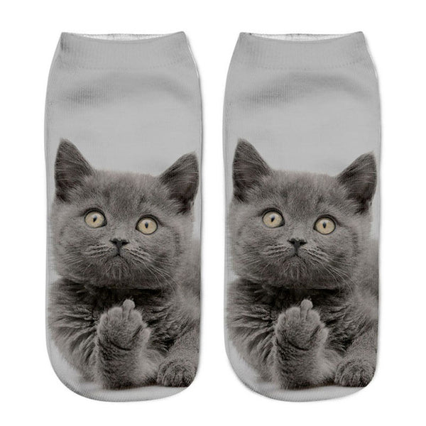 3D Cat Socks!
