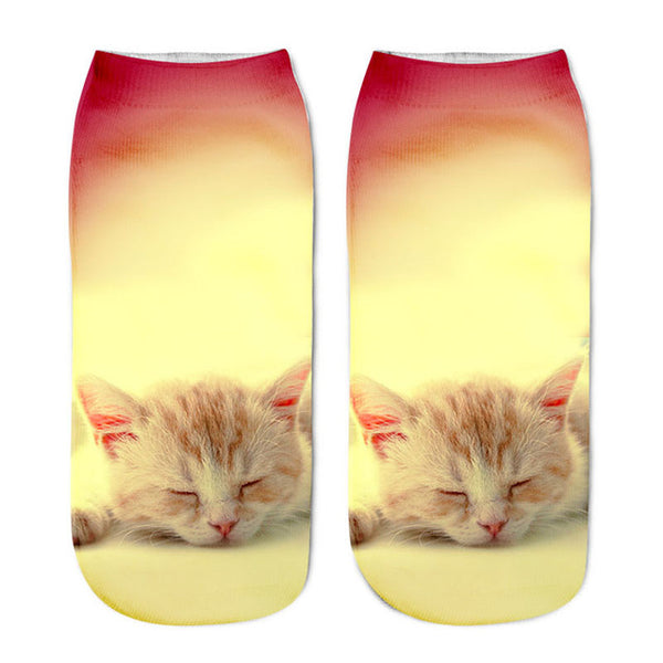 3D Cat Socks!