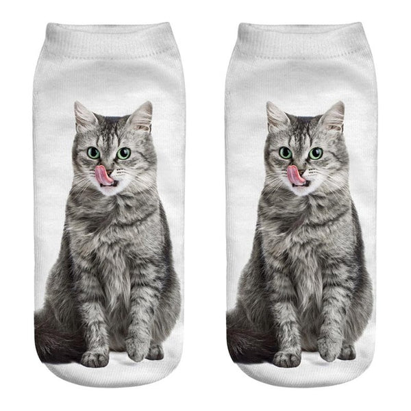 3D Cat Socks!