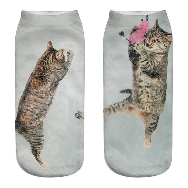3D Cat Socks!