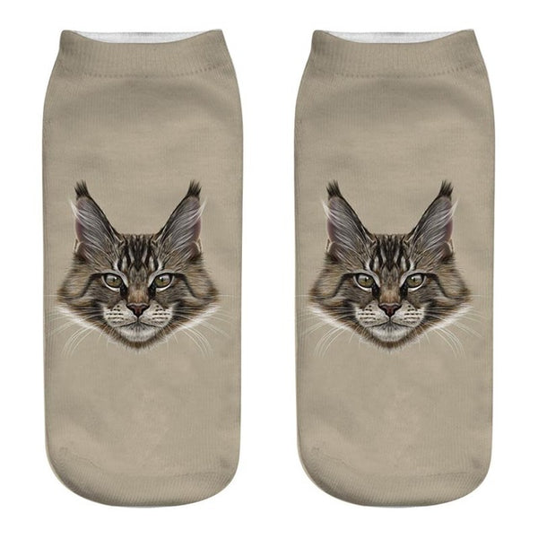 3D Cat Socks!